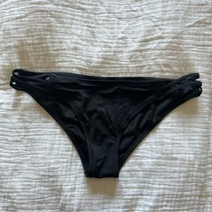 Black Victoria Secret Bikini Bottoms.
